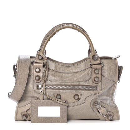 Balenciaga Agneau Giant 21 Silver Hardware City Galet 1 of 15