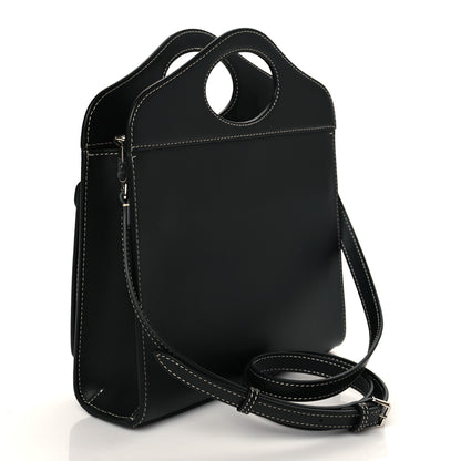Burberry Smooth Calfskin Topstitched Mini Pocket Bag Black 3 of 9