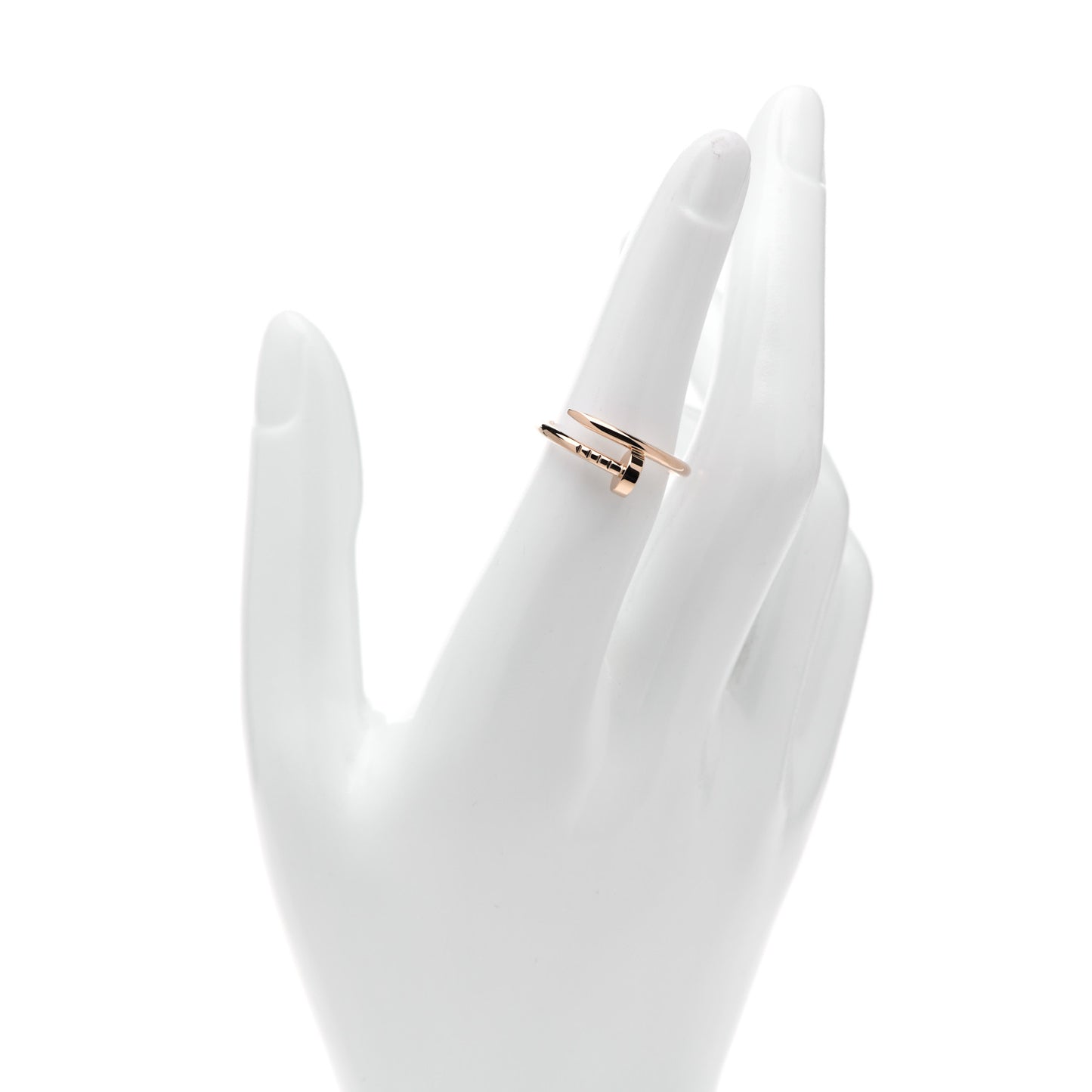 18K Pink Gold Small Juste Un Clou Ring 53 6.25