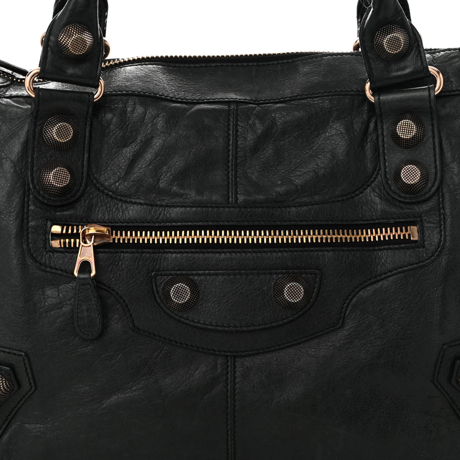 Balenciaga Agneau Giant 21 Rose Gold Hardware Work Black 8 of 10