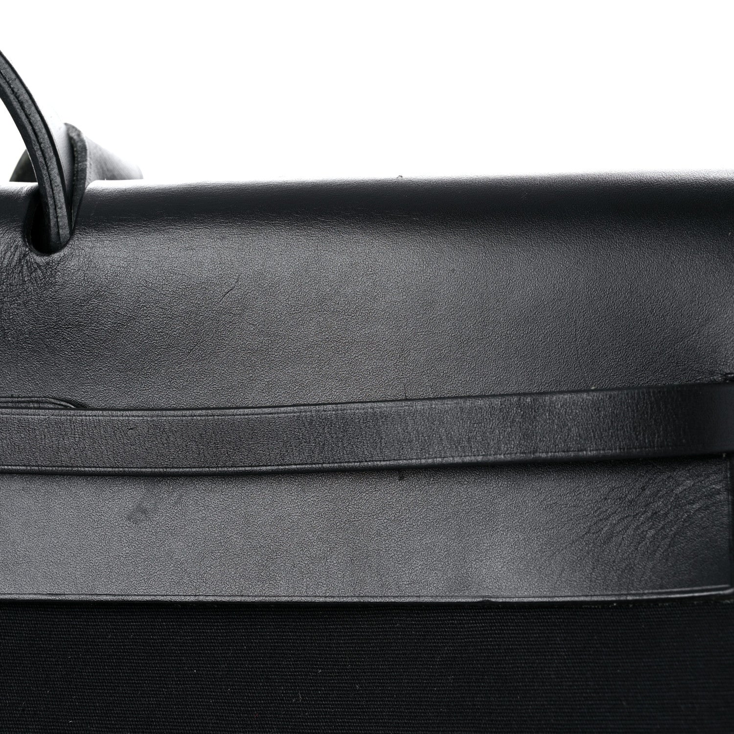 Hermes Toile Vache Hunter Herbag 50 Black 25 of 27