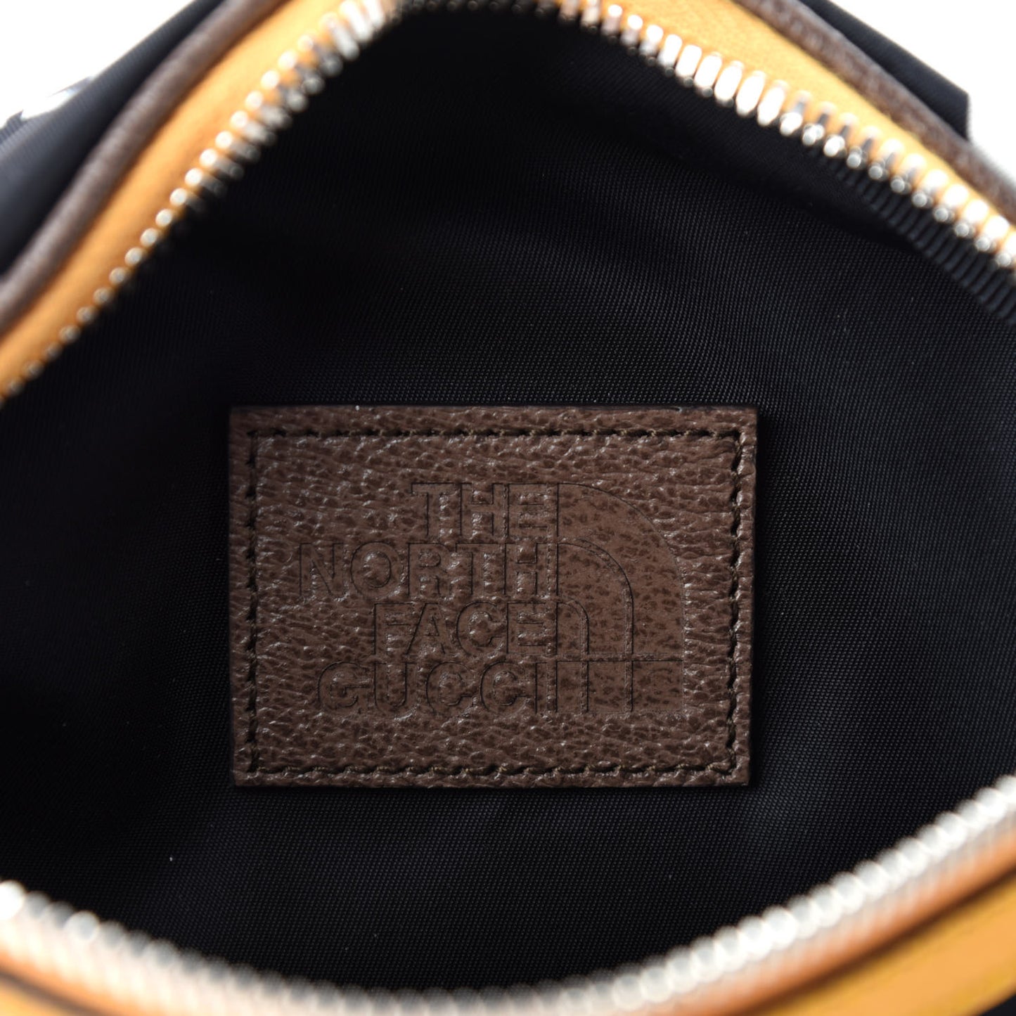 X THE NORTH FACE Econyl Nylon Belt Bag Black Ivory Crop
