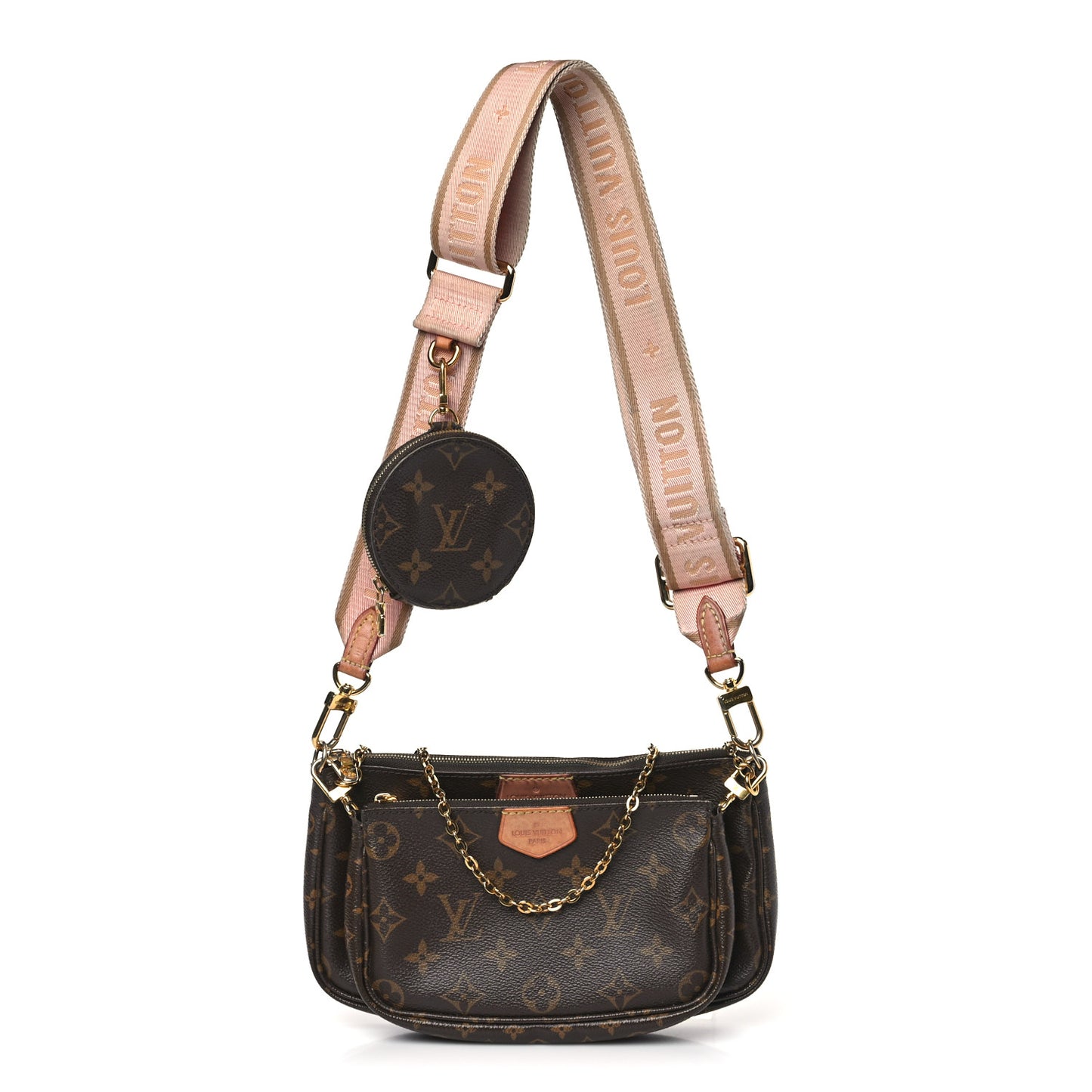 Monogram Multi Pochette Accessories Rose Clair