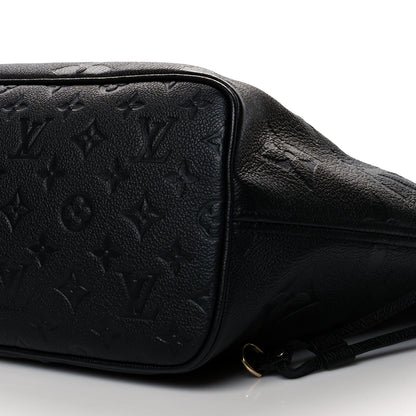 Louis Vuitton Empreinte Monogram Giant Neverfull MM Black 9 of 9
