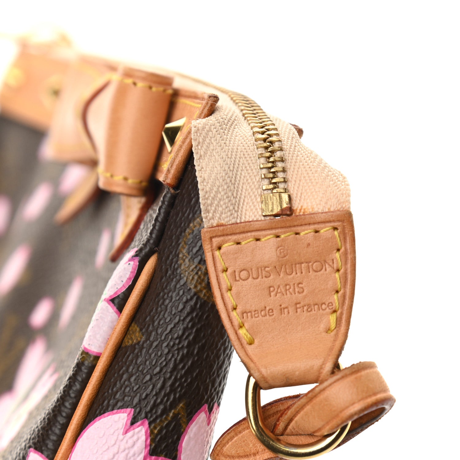 Louis Vuitton Monogram Cherry Blossom Pochette Accessories Brown 7 of 10