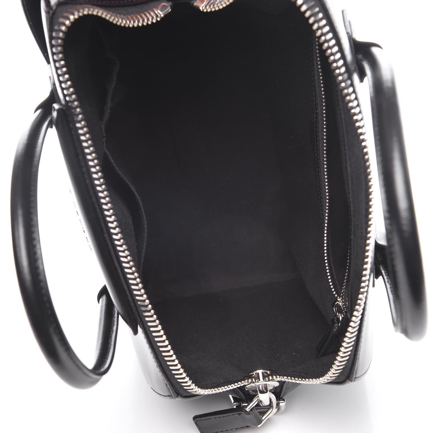 Shiny Lord Calfskin Medium Antigona Black