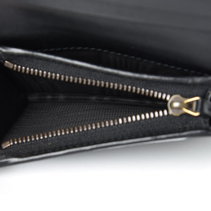 Gucci Calfskin Matelasse GG Marmont Card Case Wallet Black 5 of 11