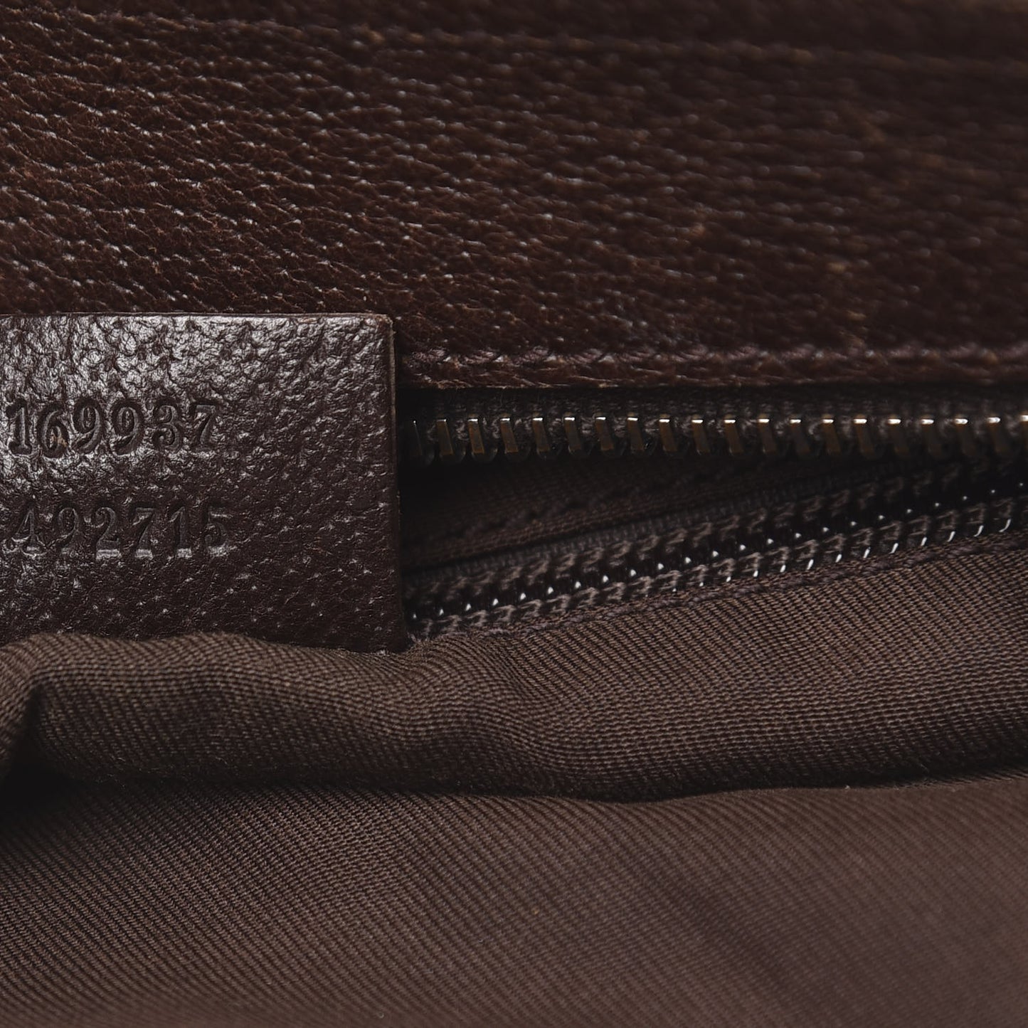 Monogram Web Medium Double Pocket Messenger Bag Dark Brown