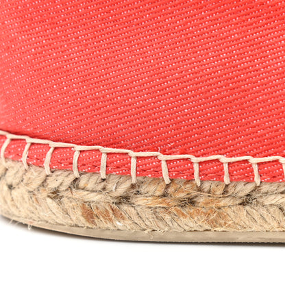 Louis Vuitton Canvas Waterfall Espadrille 39 Rouge 9 of 10