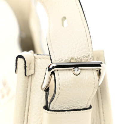 Prada Vitello Daino Soft Hobo Messenger Bag White 11 of 16