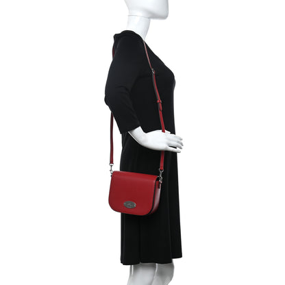 Mulberry Classic Grained Calfskin Small Darley Satchel Scarlet 2 of 8