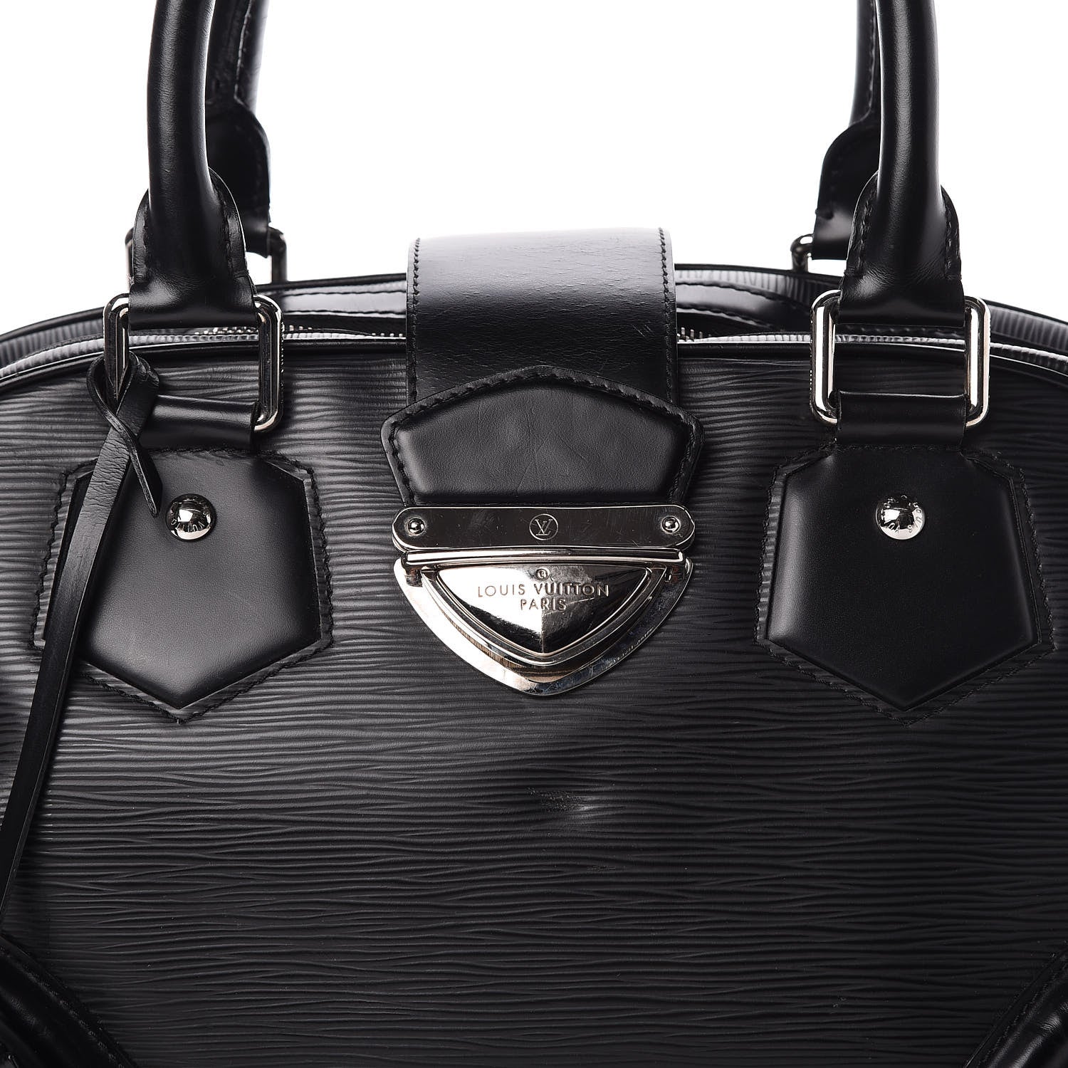 Louis Vuitton Epi Bowling Montaigne GM Black 9 of 9