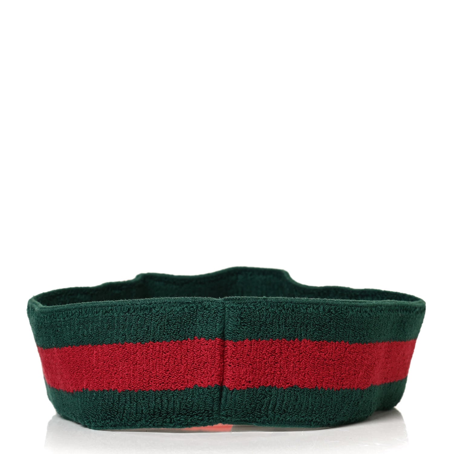 Gucci Vinyl Web Visor M Green Red 5 of 8