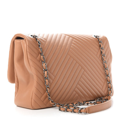 Chanel Lambskin Quilted Large CC Crossing Flap Camel 2 of 10