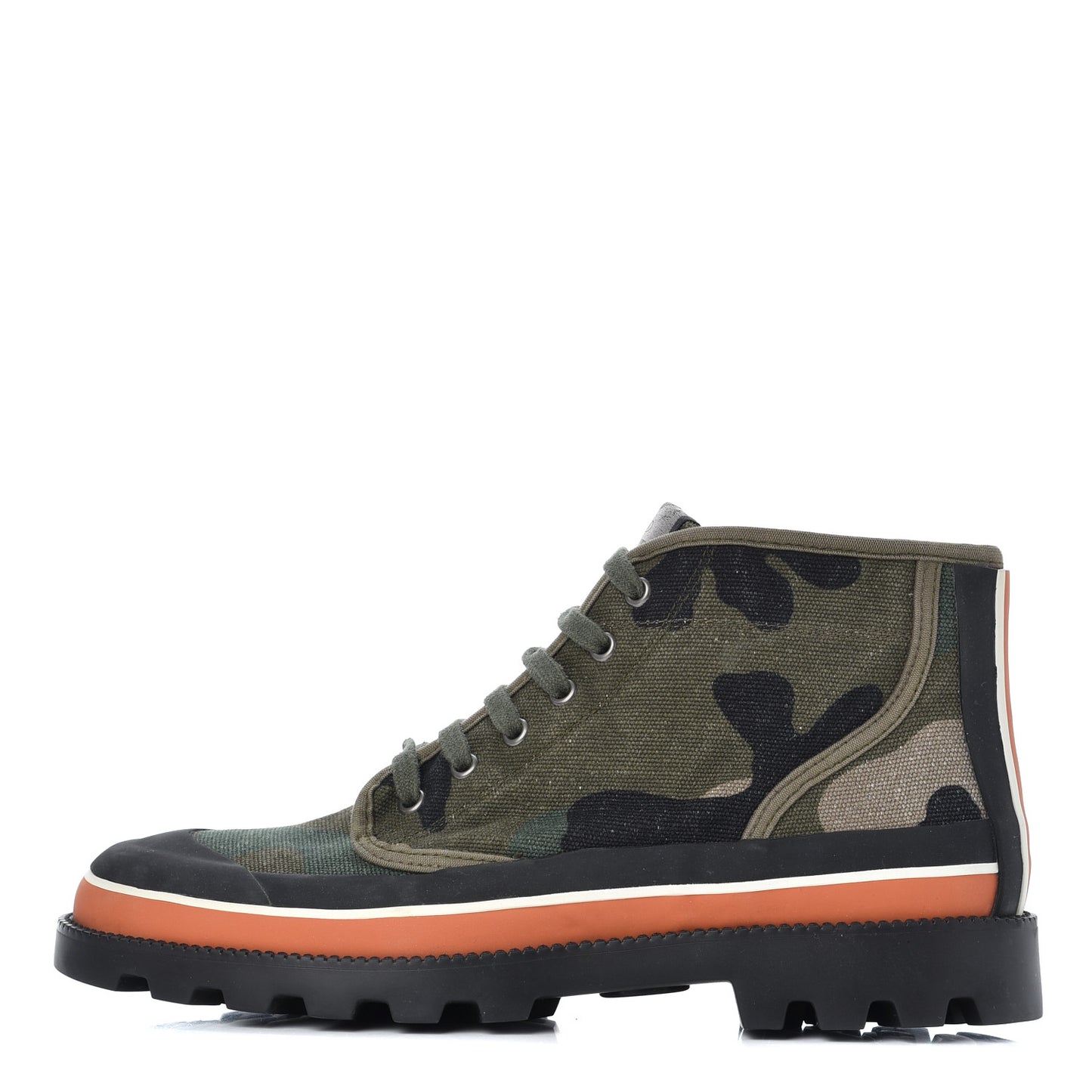 Canvas Camouflage Sneaker Boots 40 Army Green