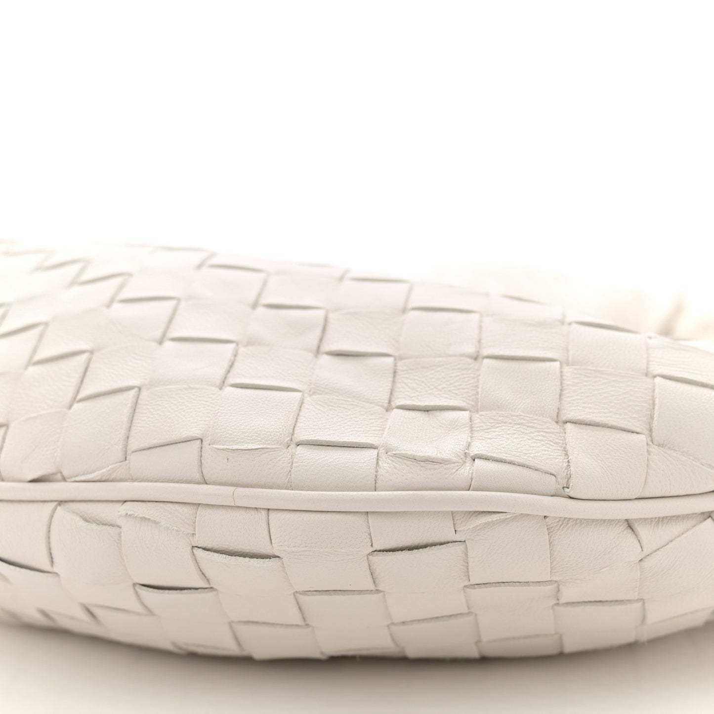 Nappa Intrecciato Buddy Bag White