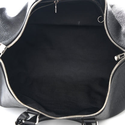 Louis Vuitton Taiga Monogram Eclipse Keepall Bandouliere 50 Black 4 of 10