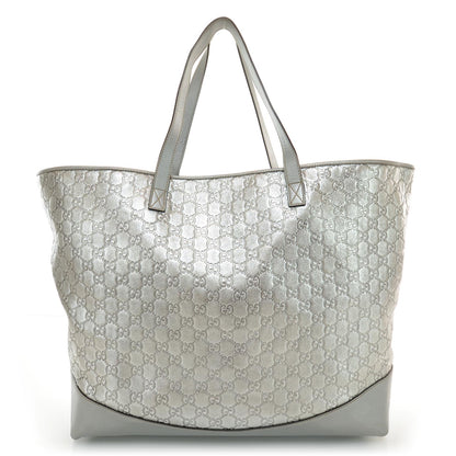 Gucci Guccissima Large Tote Silver 1 of 9