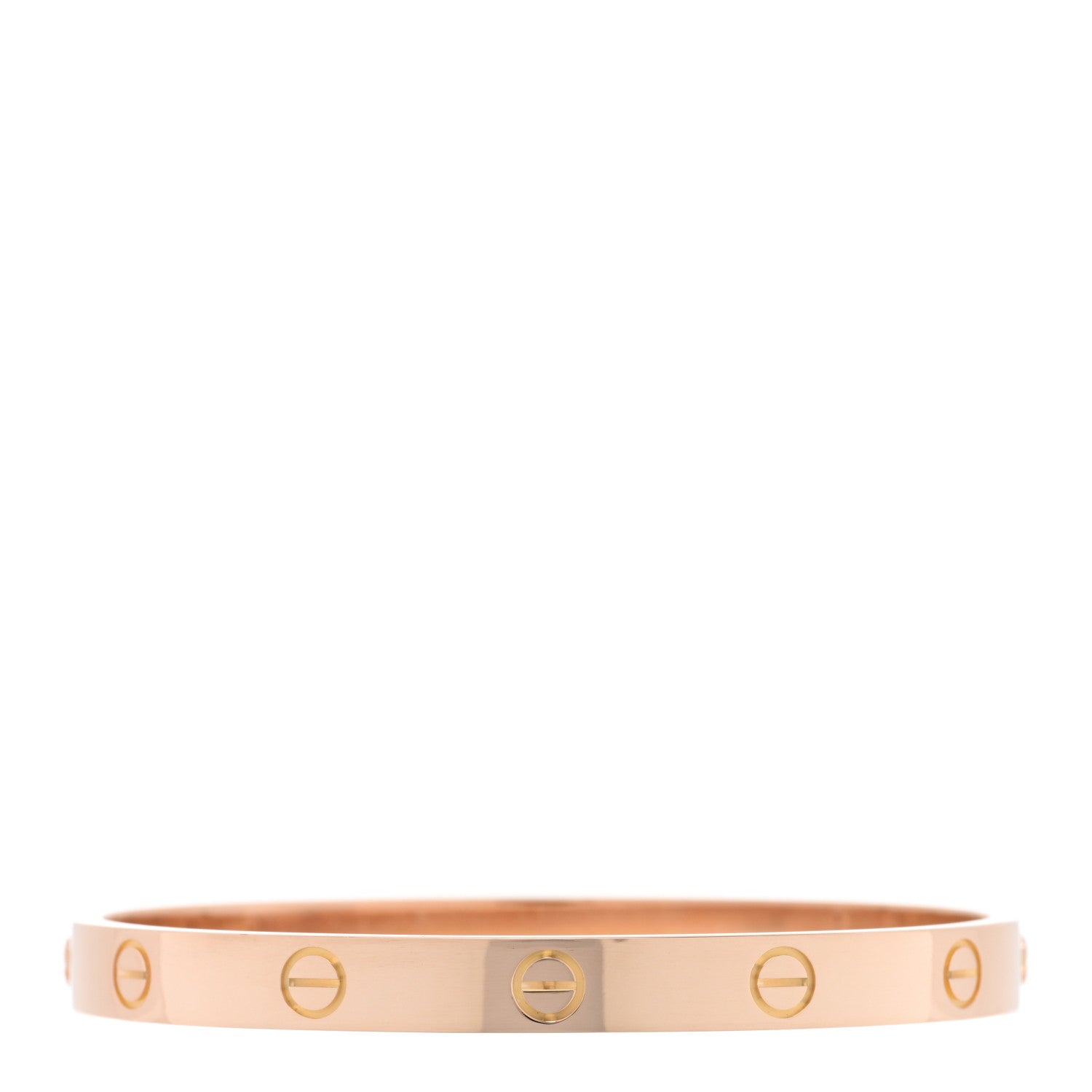 Cartier 18K Pink Gold LOVE Bracelet 17 2 of 7
