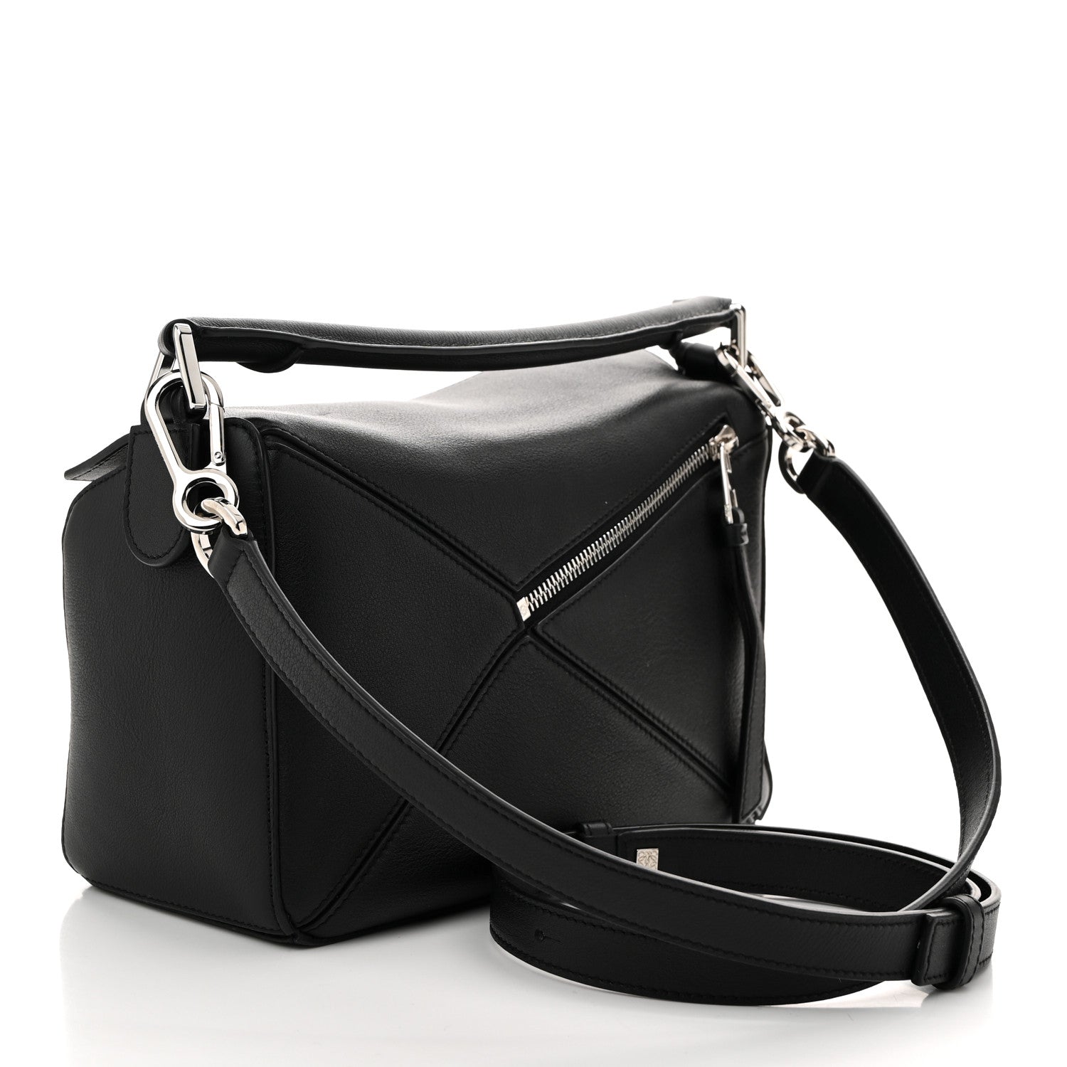 Loewe Calfskin Small Puzzle Bag Black 3 of 9