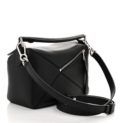 Loewe Calfskin Small Puzzle Bag Black 3 of 9