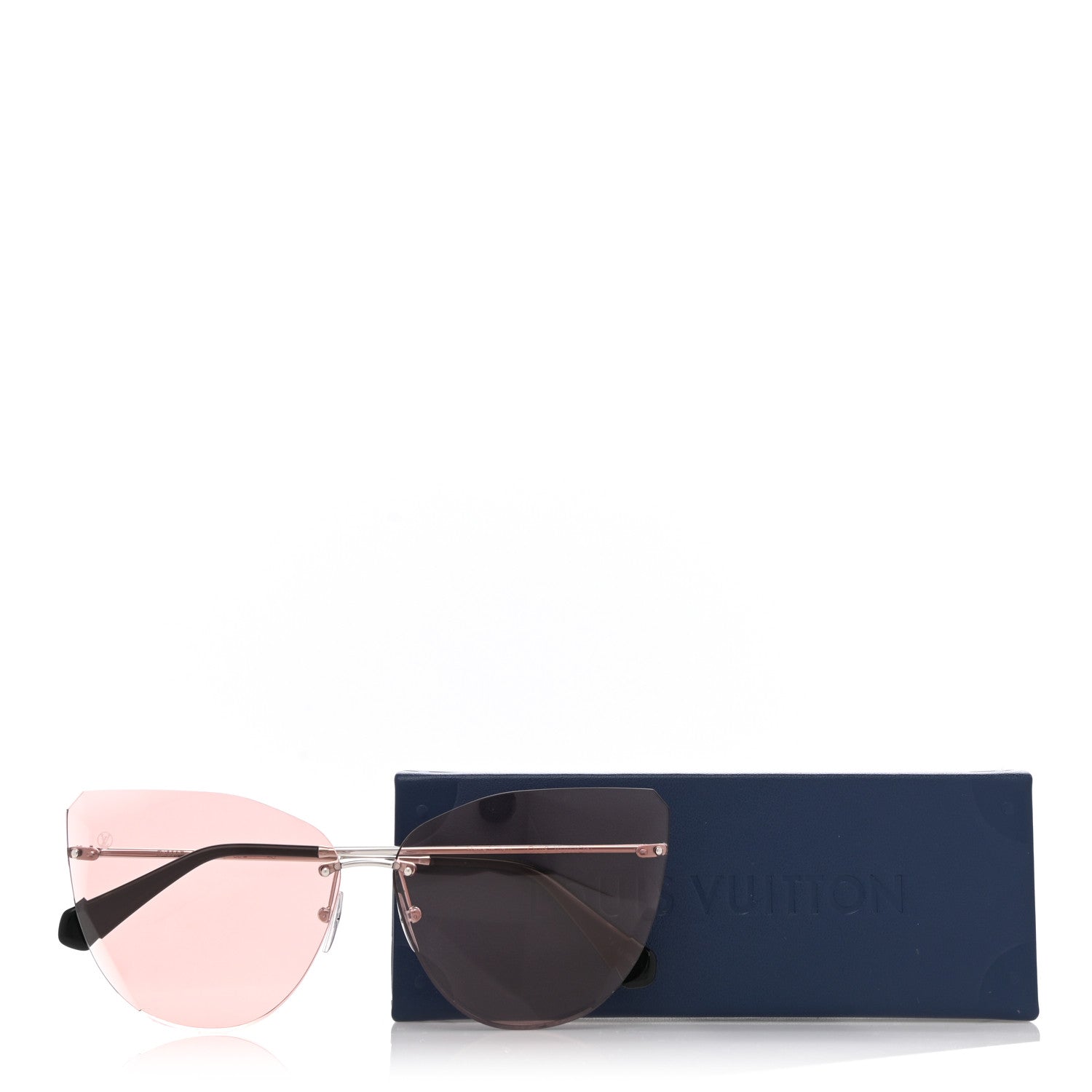 Louis Vuitton lein Soleil Pilot Sunglasses Z1226E Pink 8 of 8