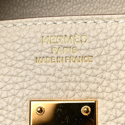 Hermes Togo Birkin 25 Craie 6 of 15