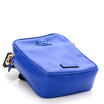 Versace Calfskin Mini La Medusa Messenger Bag Blue 4 of 9