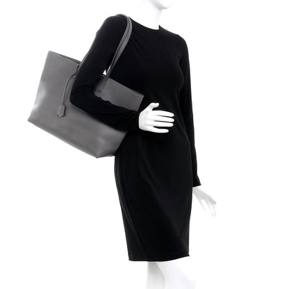 Saint Laurent Calfskin Large Shopping Tote Earth 2 of 11