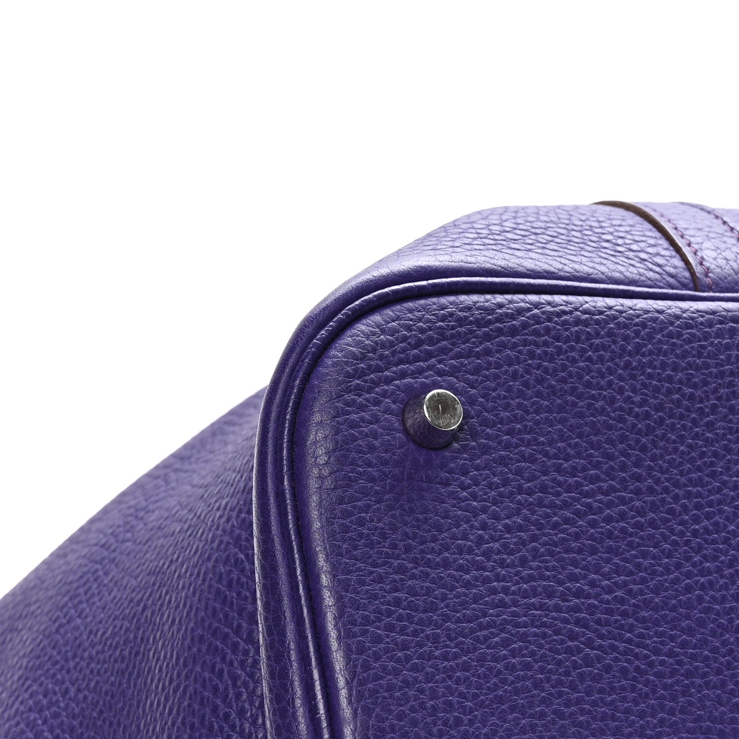 Hermes Taurillon Clemence Picotin Lock 26 GM Iris 8 of 11