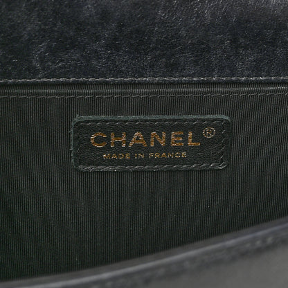 Chanel Calfskin Quilted Medium Boy Flap Black 6 of 12