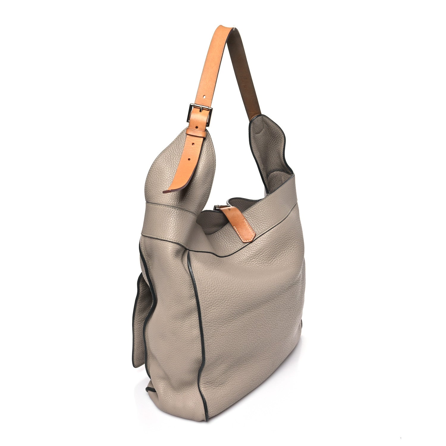 Hermes Taurillon Clemence Marwari GM Gris Tourterelle 3 of 11