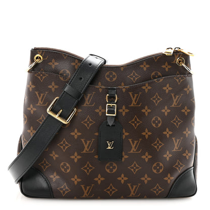 Louis Vuitton Monogram Odeon MM Black 1 of 9