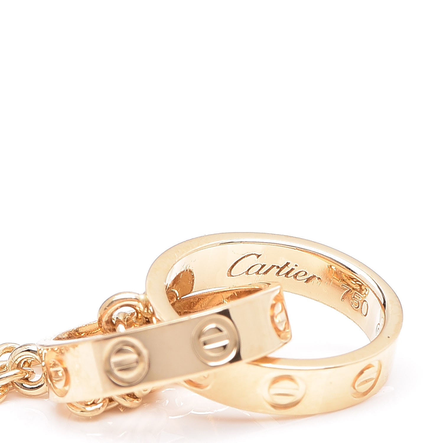 Cartier 18K Yellow Gold Interlocking LOVE Bracelet 4 of 5