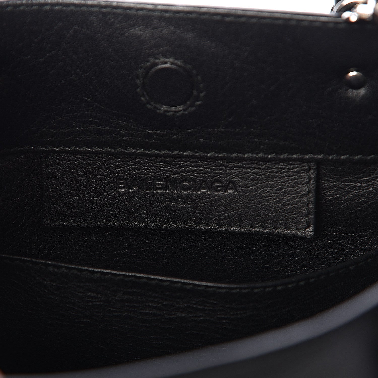 Balenciaga Veau Papier A6 Zip Around Tote Black 6 of 11