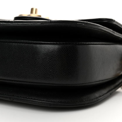 Chanel Caviar Quilted Moon Messenger Black 10 of 13