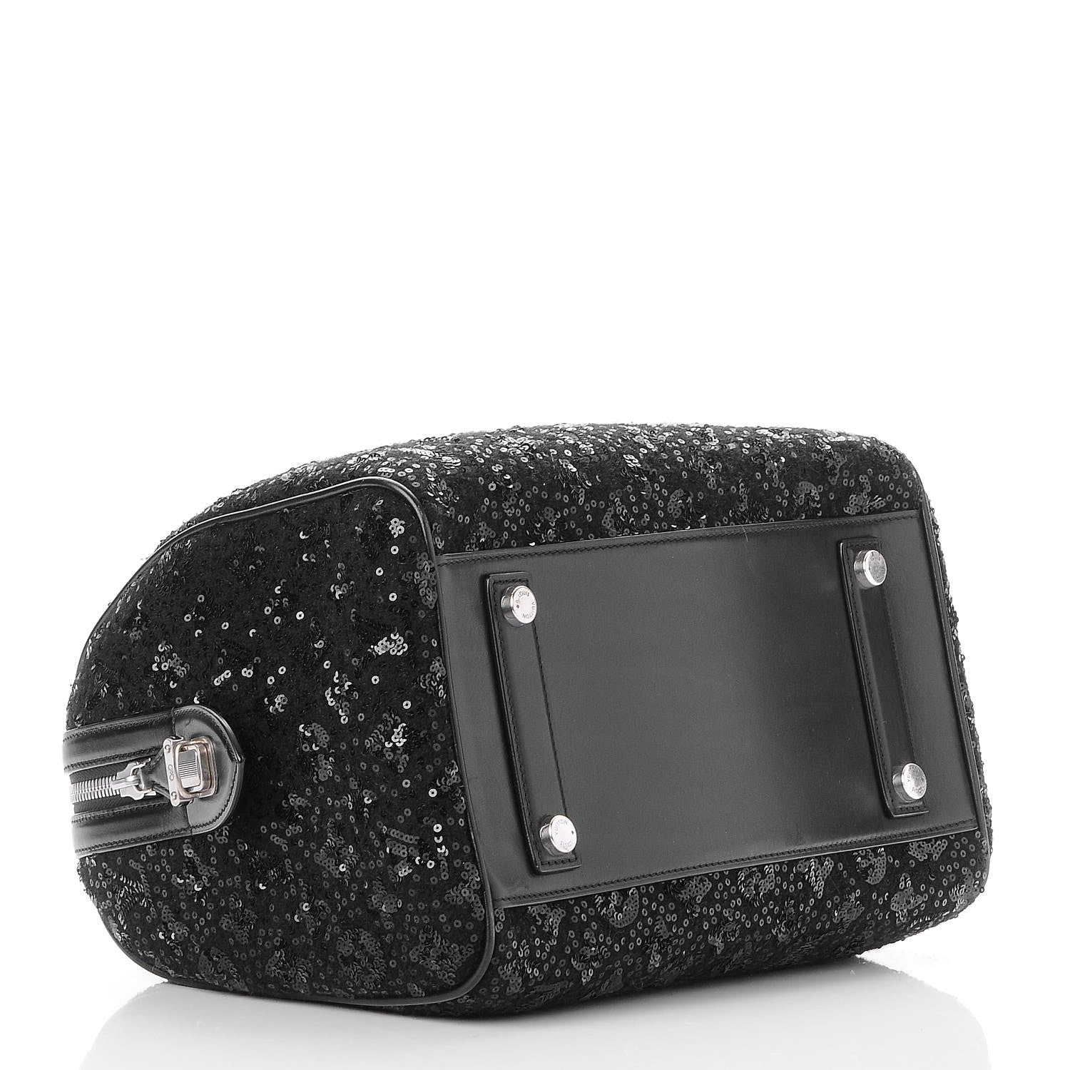 Louis Vuitton Sequin Monogram Sunshine Express Speedy Black 4 of 7