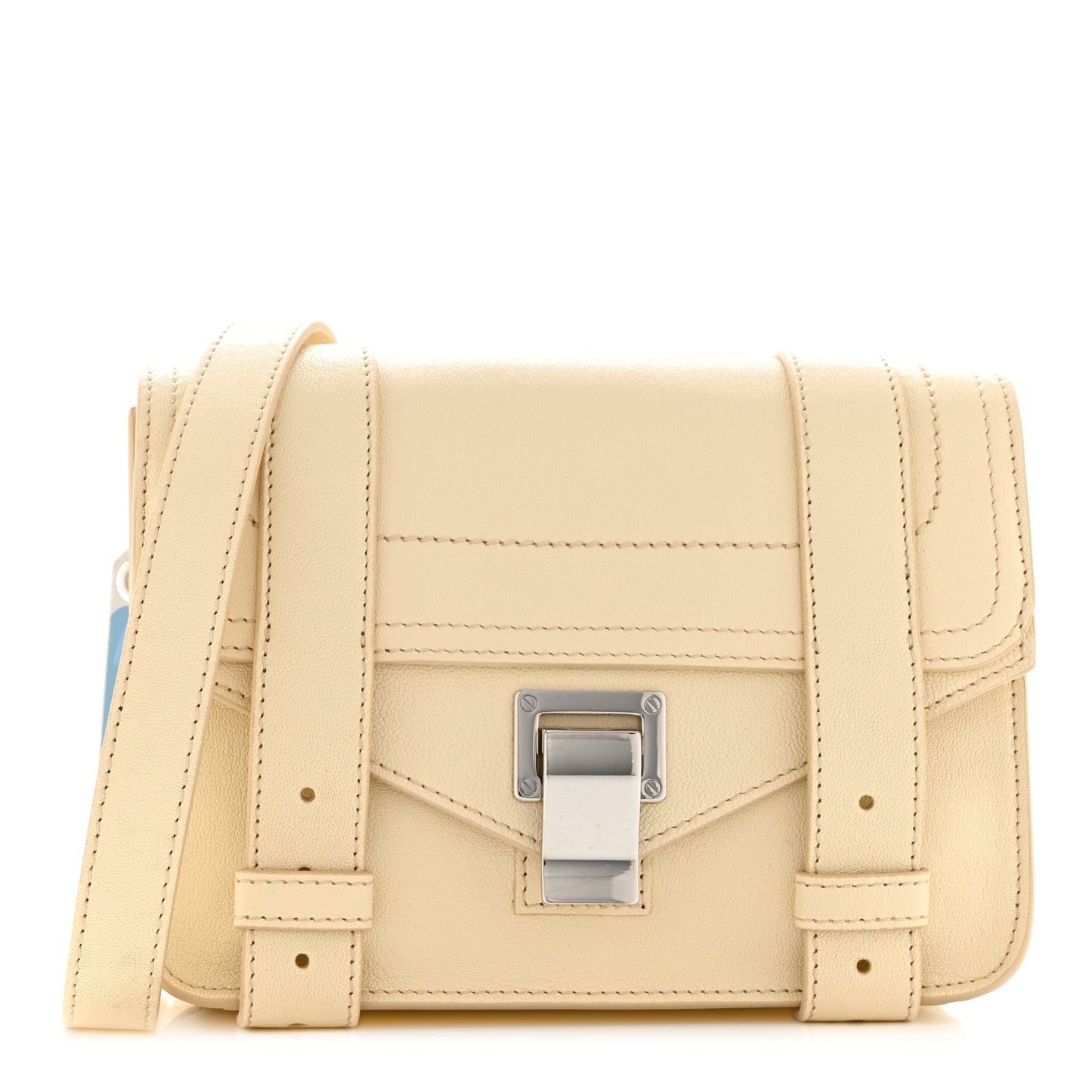Lambskin PS1 Mini Pouch Messenger Beige