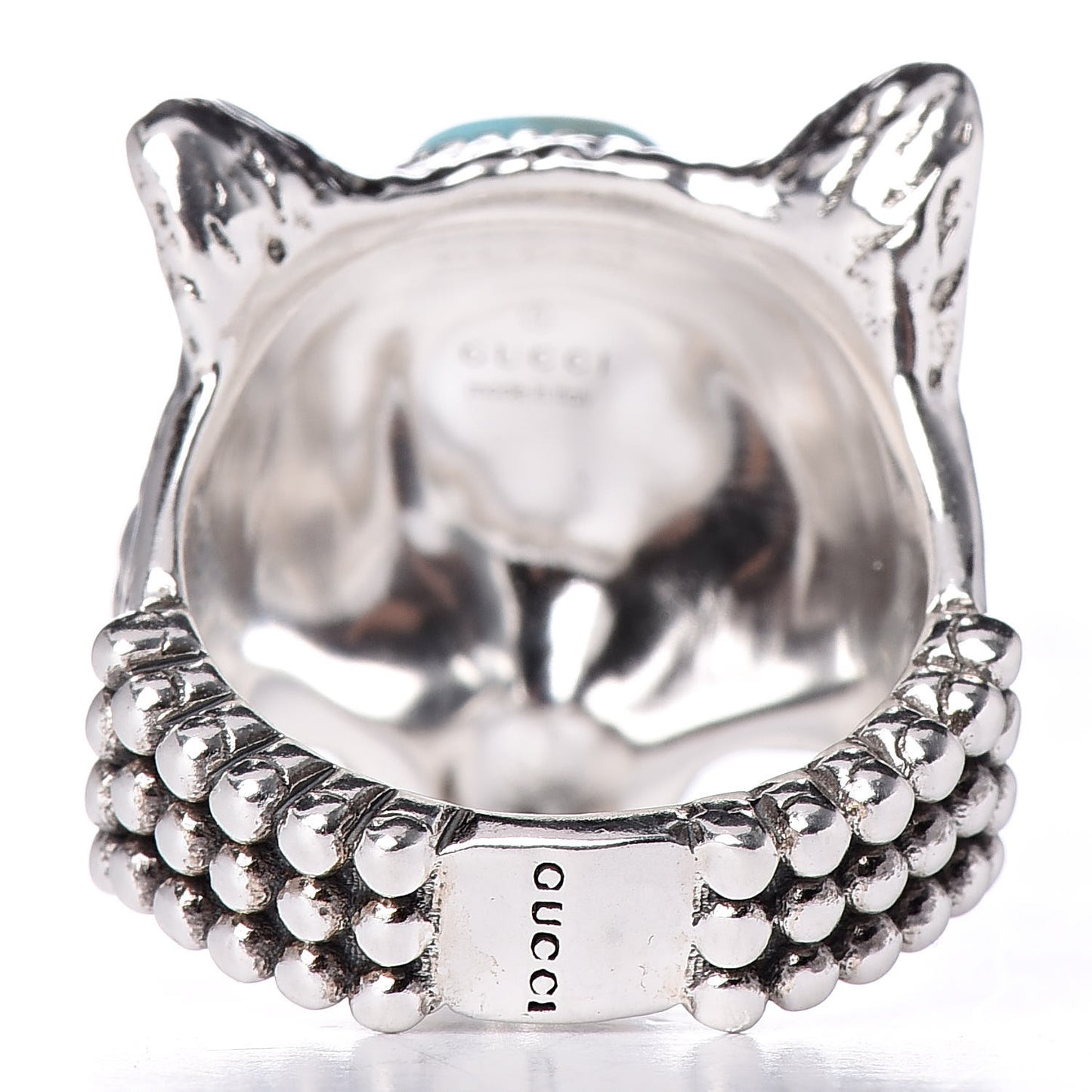Sterling Silver Resin Anger Forest Wolf Head Ring 54 6.75