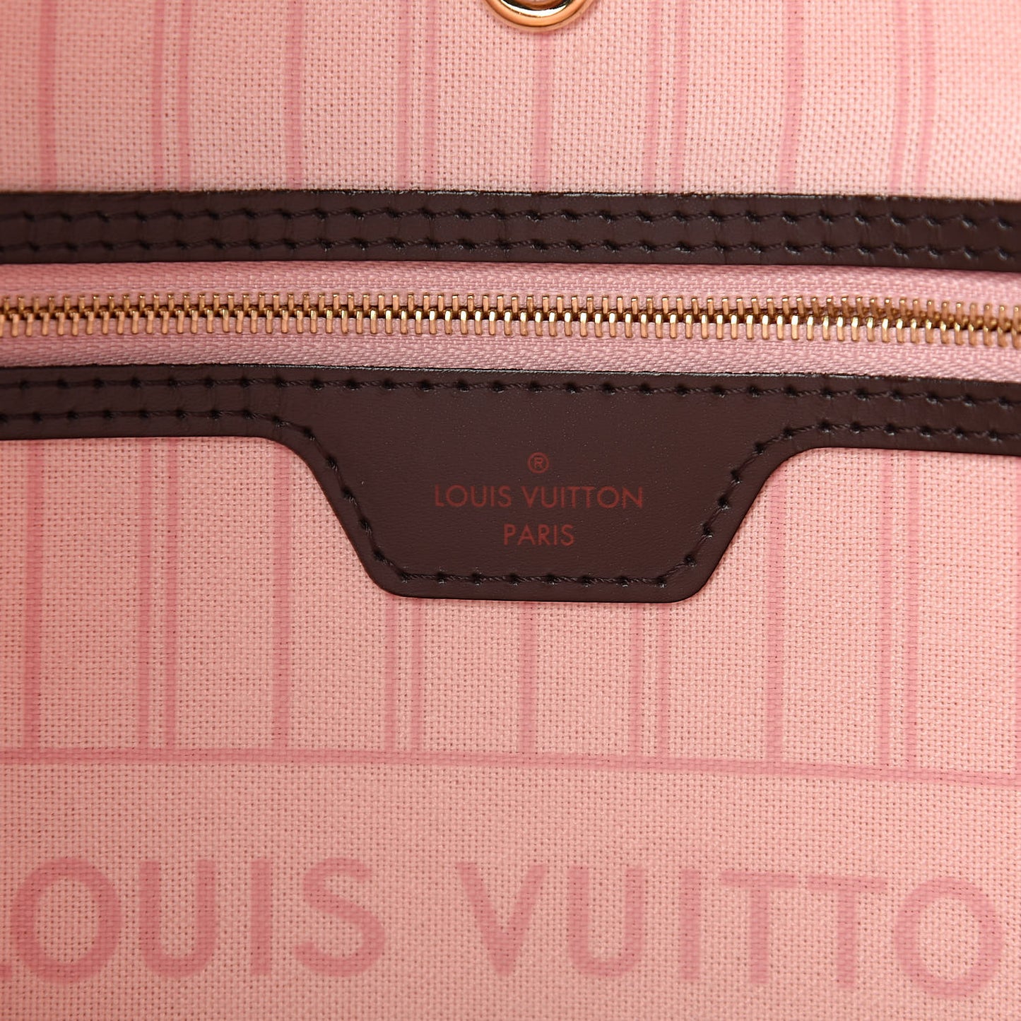 Damier Ebene Neo Neverfull MM Rose Ballerine