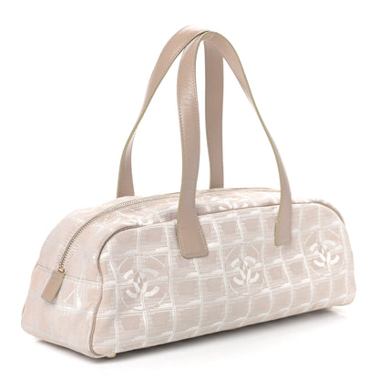 Chanel Nylon Travel Bowler Beige 2 of 4