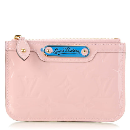 Louis Vuitton Vernis Key Pouch Rose Ballerine 1 of 7