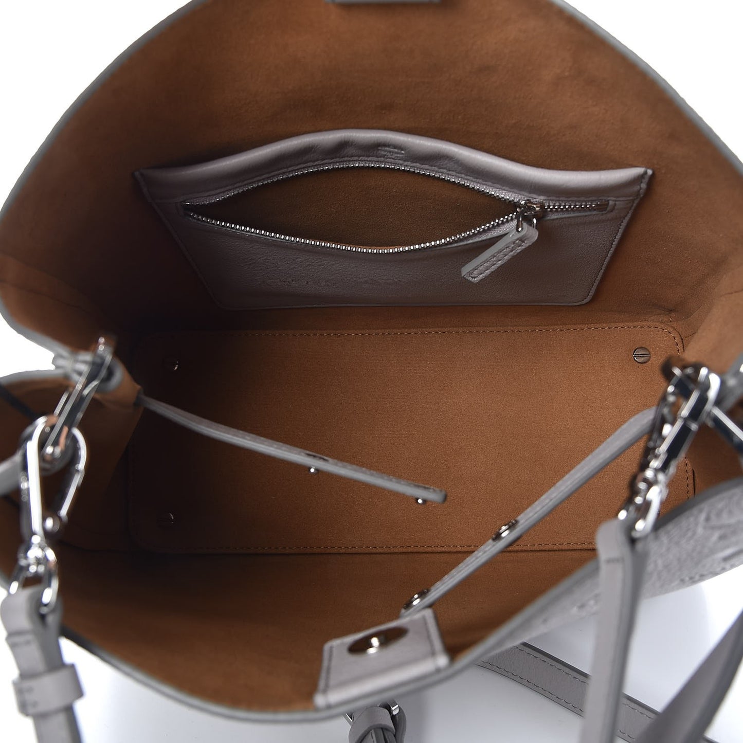 Calfskin Ottomar Monogram Sarah Convertible Hobo Dove