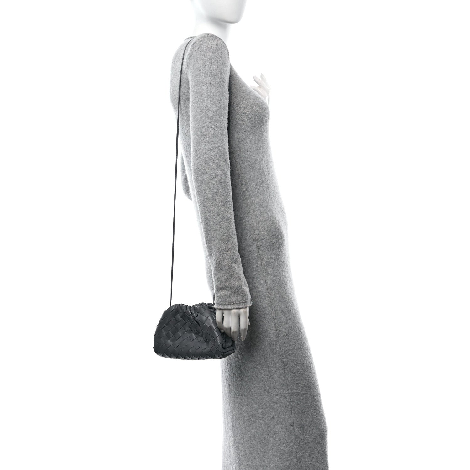 Bottega Veneta Nappa Intrecciato The Mini Pouch Thunder 3 of 12