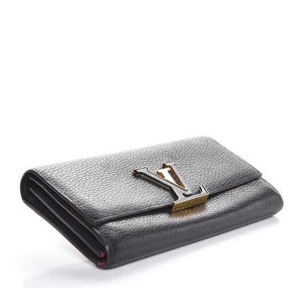 Louis Vuitton Taurillon Capucines Wallet Black 4 of 9
