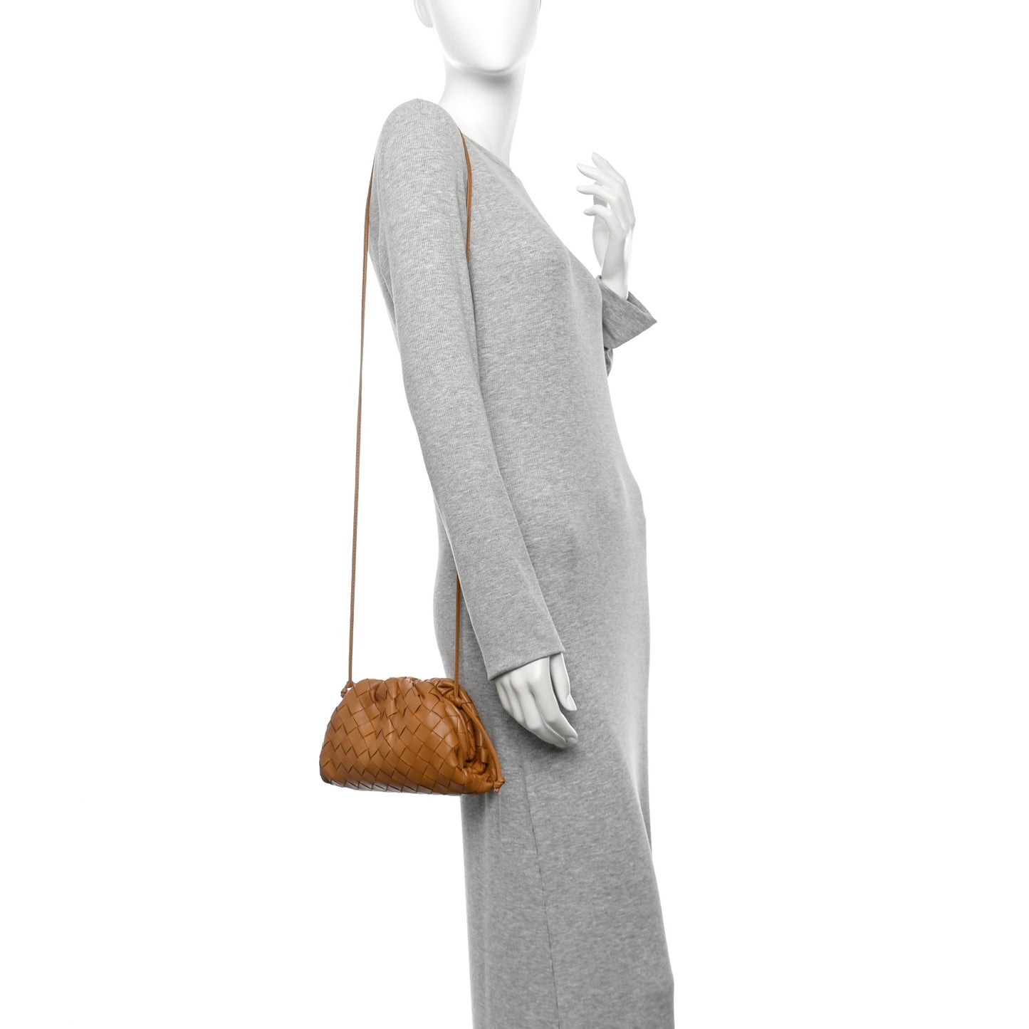 Nappa Intrecciato The Mini Pouch Carmel