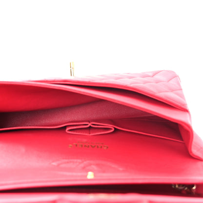 Chanel Lambskin Quilted Medium Double Flap Red 5 of 14