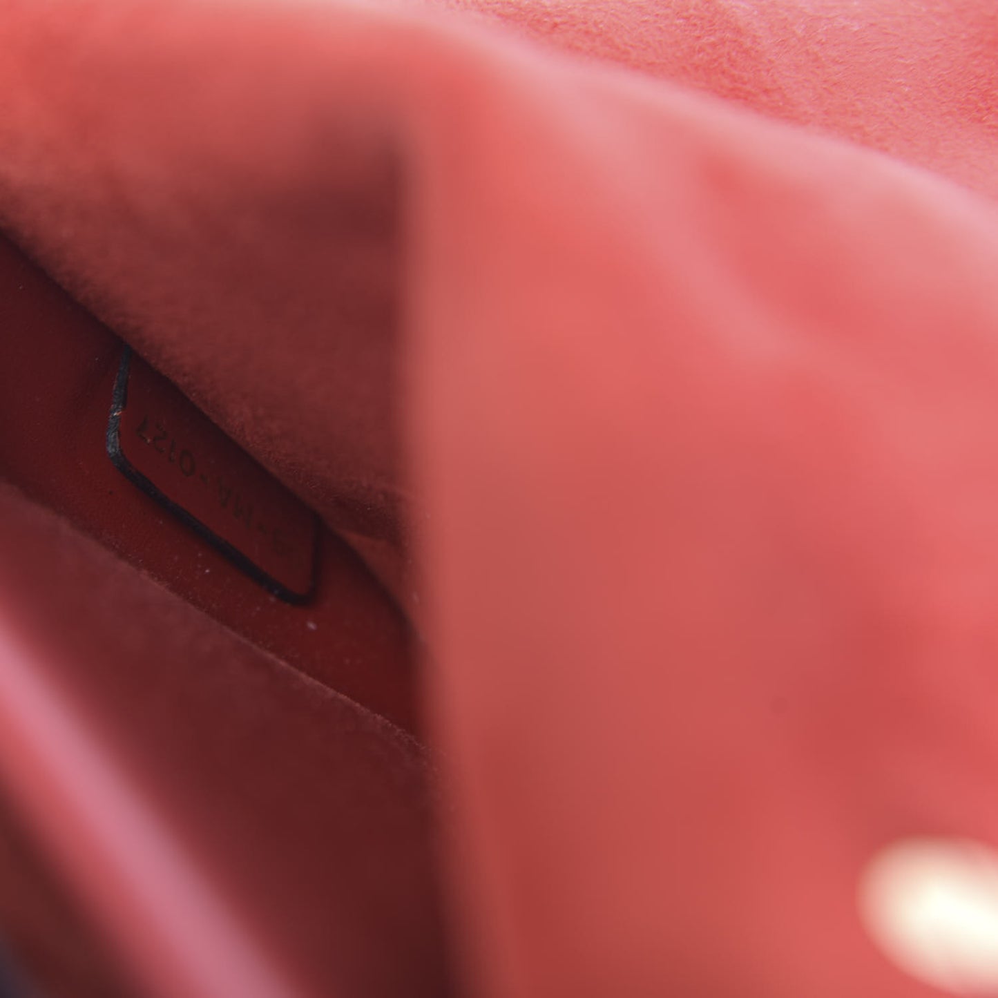 Calfskin J'Adior Chain Flap Bag Red