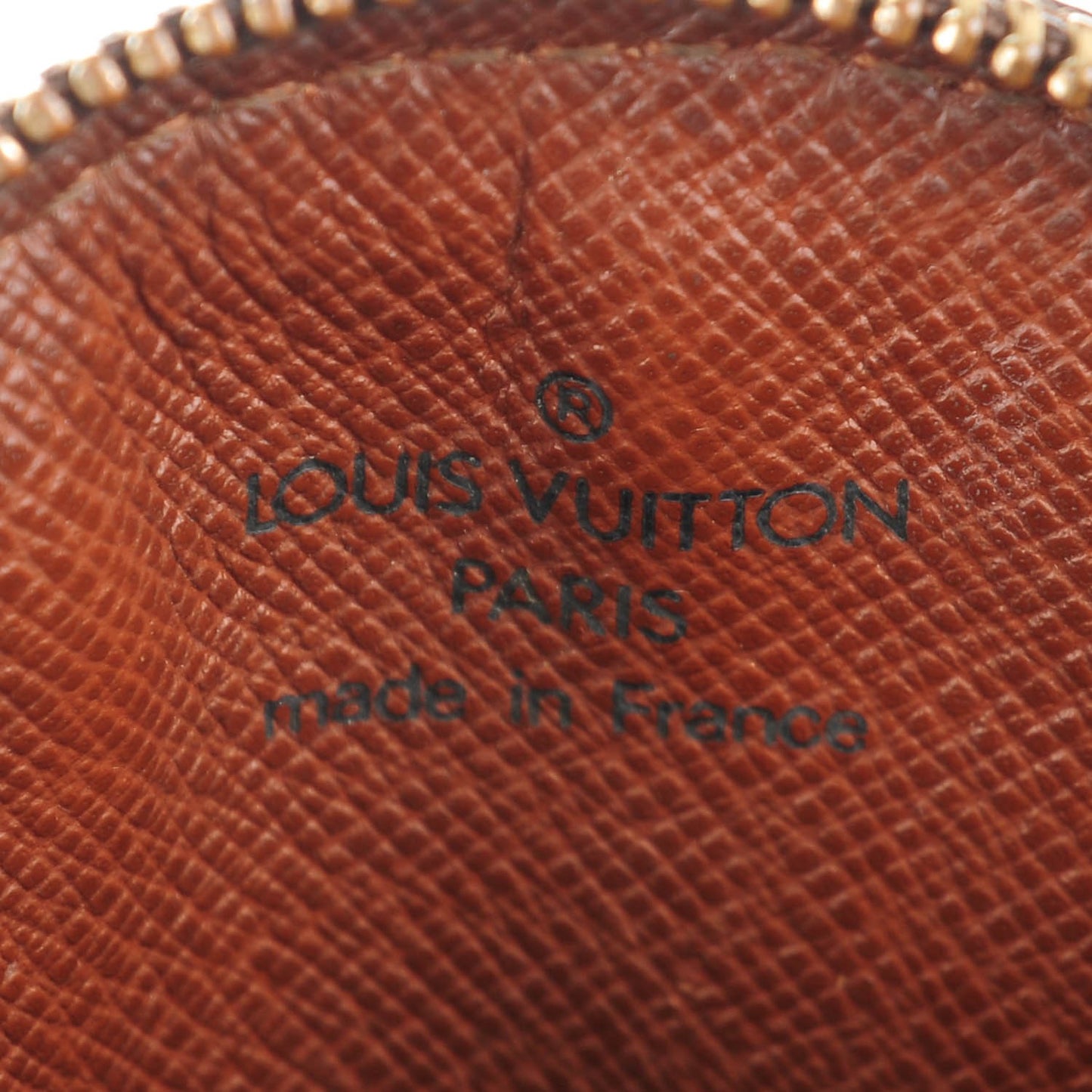 Monogram Round Coin Purse