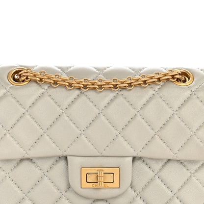 Chanel Metallic Goatskin Quilted 2.55 Reissue Mini Flap Silver 8 of 14